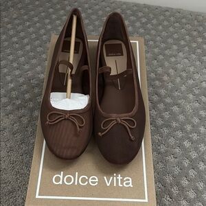 Dolce Vita Women's Cadel Mesh Ballet Flats - Espresso